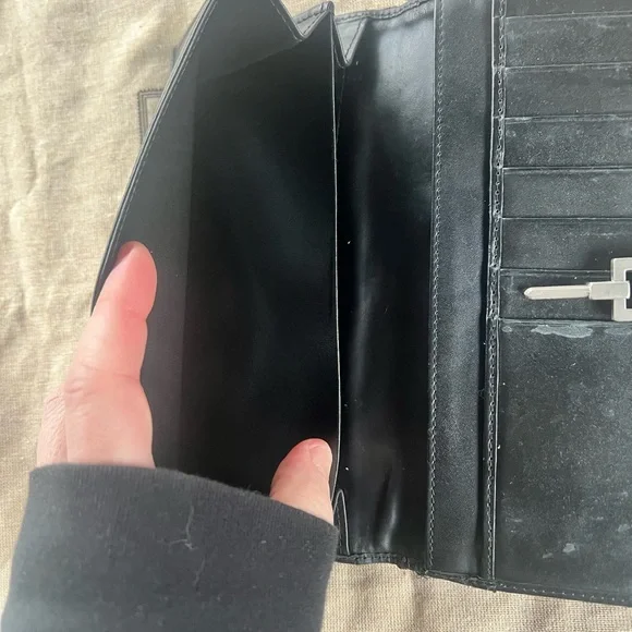 Gucci rare Jackie Piston Lock Long Wallet - Picture 11 of 16